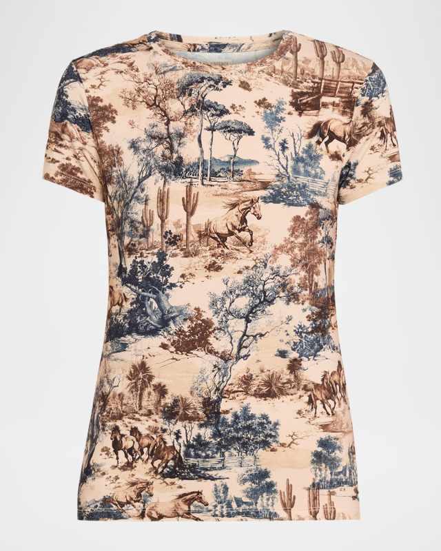 Ressi Short-Sleeve Western Toile T